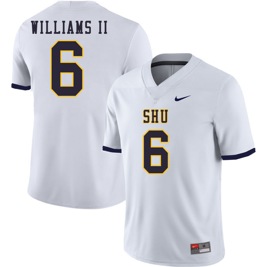 Men-Youth #6 Eric Williams II Siena Heights Saints 2023 College Football Jerseys Stitched-White